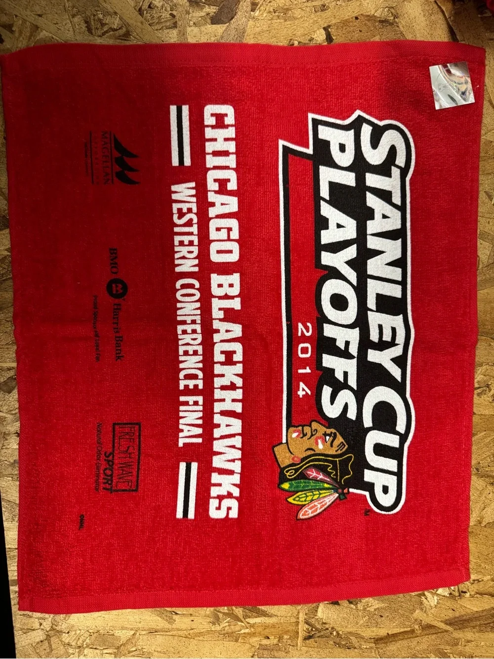 Reebok Red Chicago Blackhawks Stanley Cup Playoffs Rally Towel